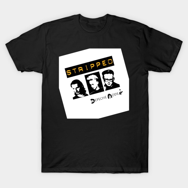 Depeche Mode Stripped T-Shirt by Tarat Taban